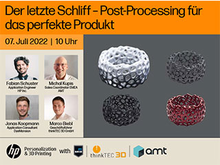 Webinar – The finishing touch – post-processing for the perfect product